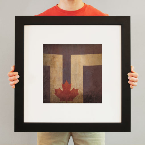 Toronto Flag Art by City Prints - Image 3