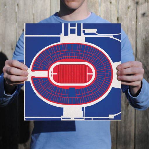 Olympiastadion Map Art by City Prints - Image 2