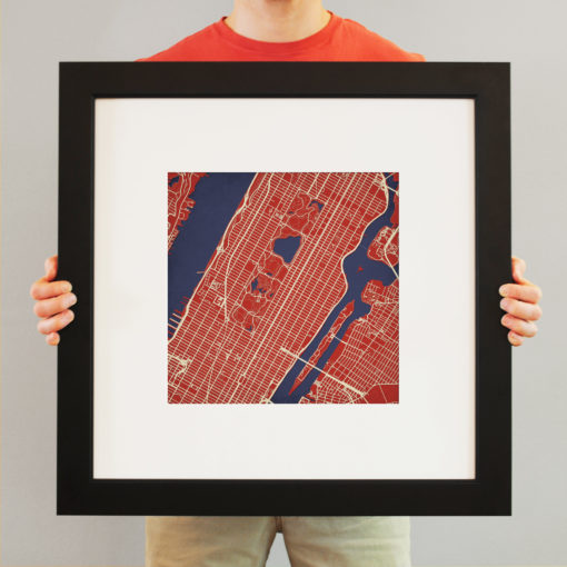 New York City, Upper Manhattan Map Art by City Prints - Image 4