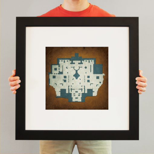 Gears of War, Mercy Map Art by City Prints - Image 3