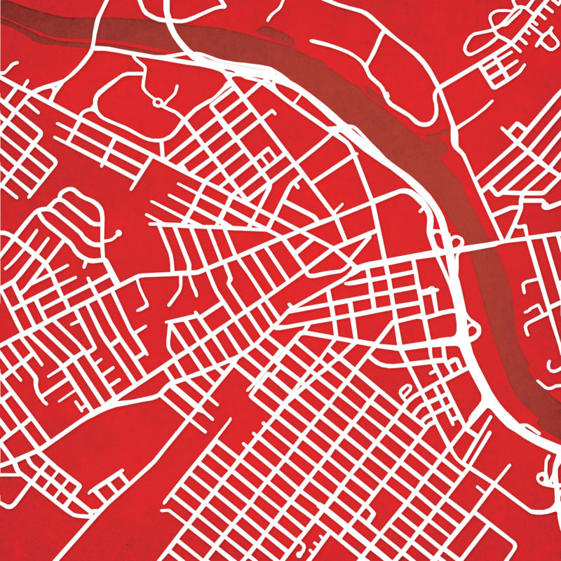 Rutgers The State University Of New Jersey Campus Map Art By City   Rut 1 800x800 