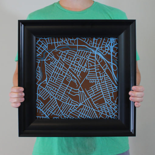 Tufts University Campus Map Art by City Prints - Image 5