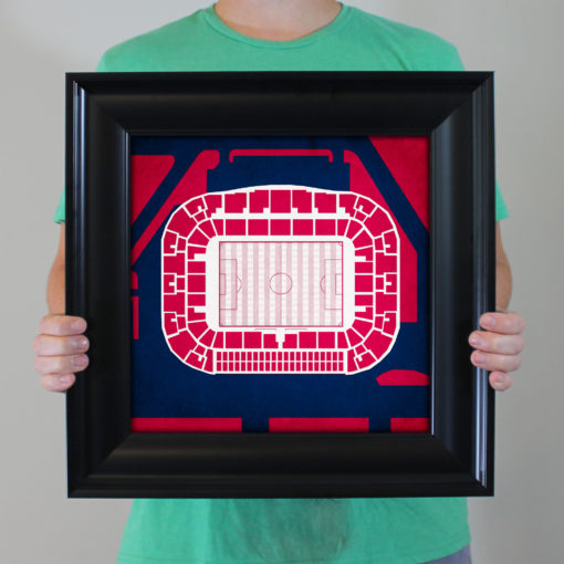 Red Bull Arena Map Art by City Prints - Image 4