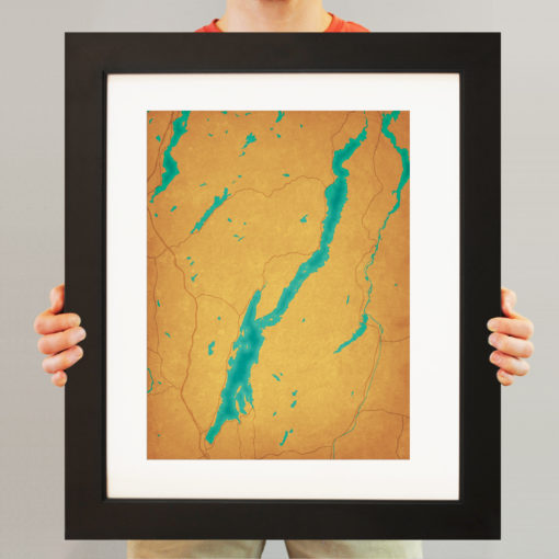 Lake George Map Art by City Prints - Image 3