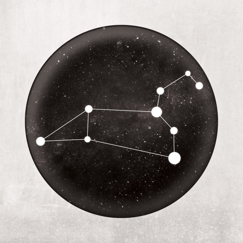 Leo Constellation Art Print by City Prints - The Map Shop