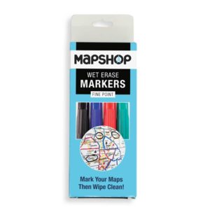 Map Pins & Map Stickers - Multiple Sizes, Shapes & Colors - Map Shop