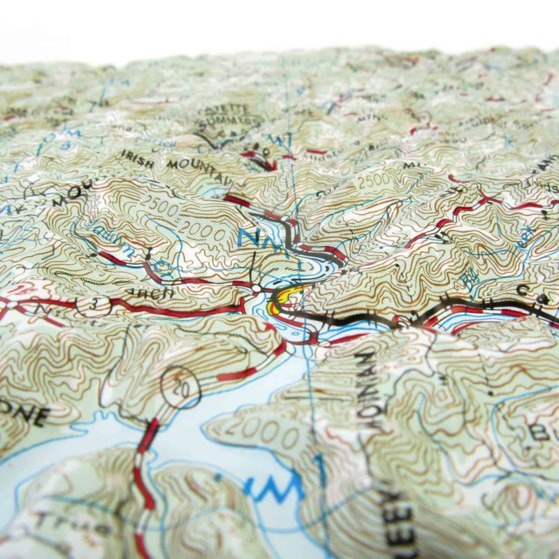 Bluefield, WV Regional Raised Relief Map by Hubbard Scientific - The ...