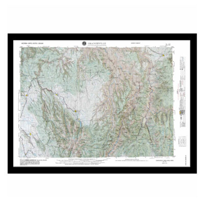 Grangeville, ID Regional Raised Relief Map by Hubbard Scientific - The ...