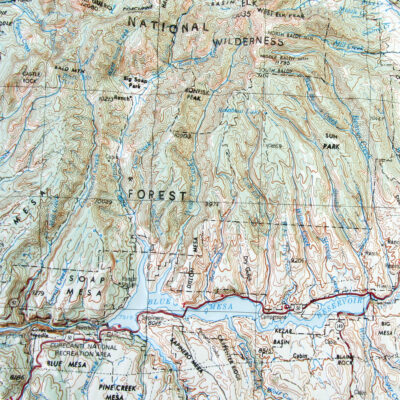 Montrose, CO Regional Raised Relief Map by Hubbard Scientific - The Map ...