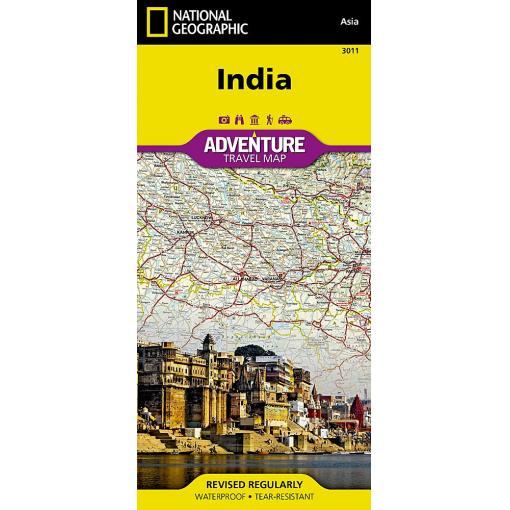 National Geographic - India - Adventure Folding Travel Map - Image 2