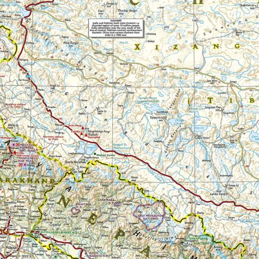 National Geographic - India - Adventure Folding Travel Map - Image 3