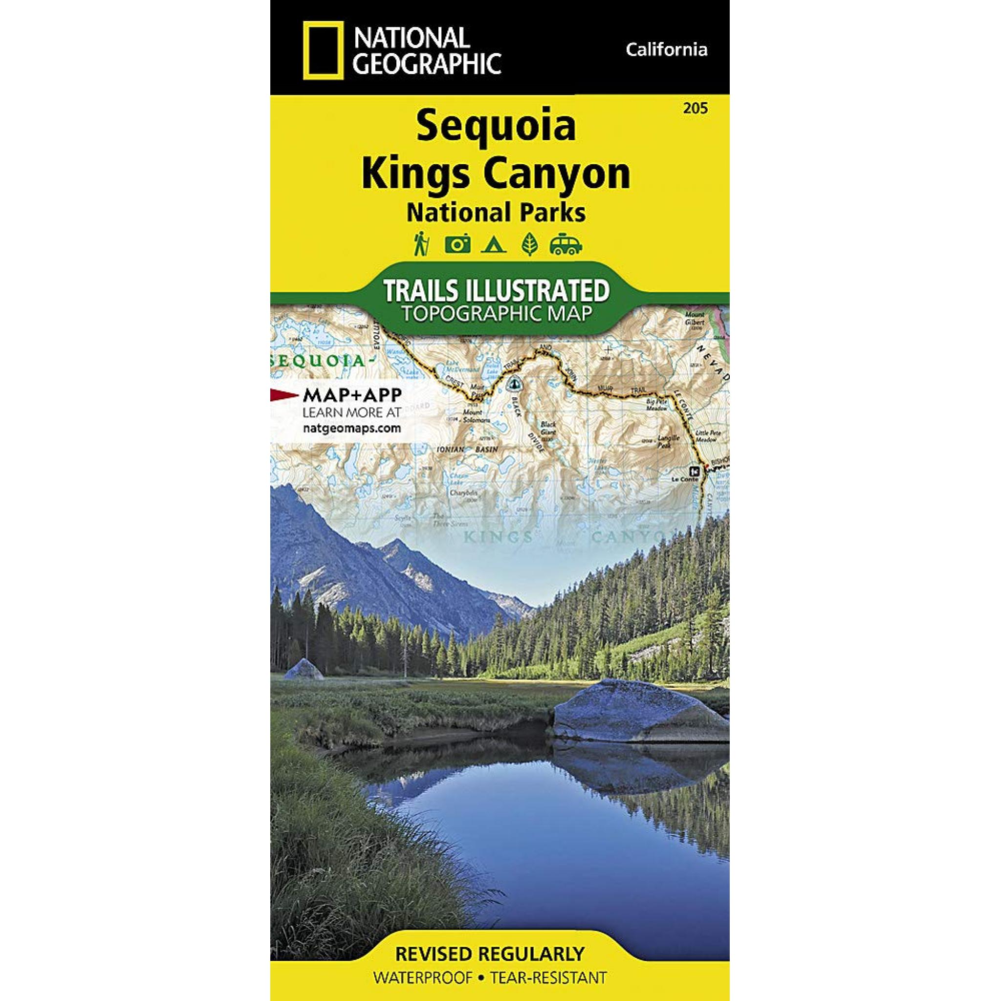 National Geographic - Sequoia and Kings Canyon National Parks - Trails ...