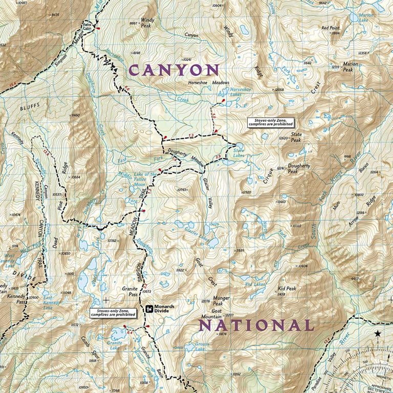 National Geographic - Sequoia and Kings Canyon National Parks - Trails ...