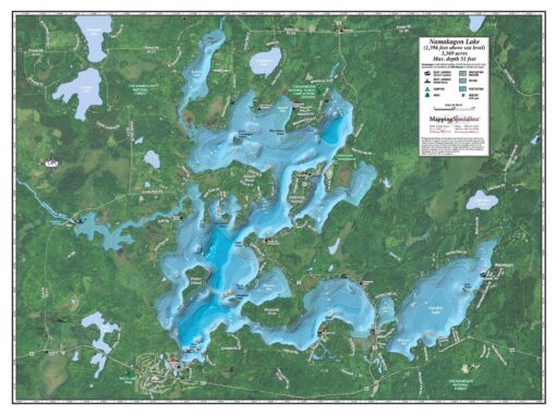 Namakagon Lake by Mapping Specialists