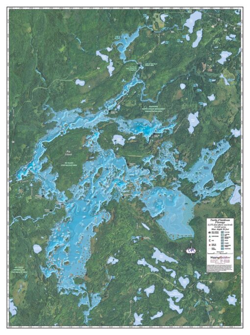 Turtle-Flambeau Flowage by Mapping Specialists