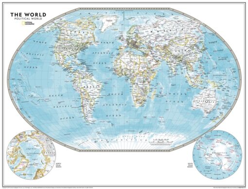 Political World Map - Atlas of the World, 11th Edition by National Geographic