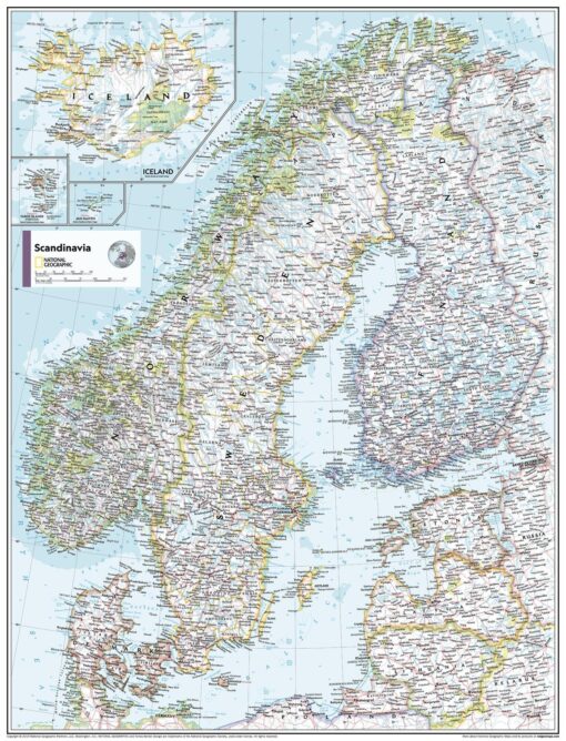 Scandinavia - Atlas of the World, 11th Edition by National Geographic