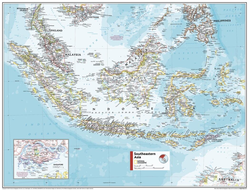 Southeastern Asia - Atlas of the World, 11th Edition by National ...