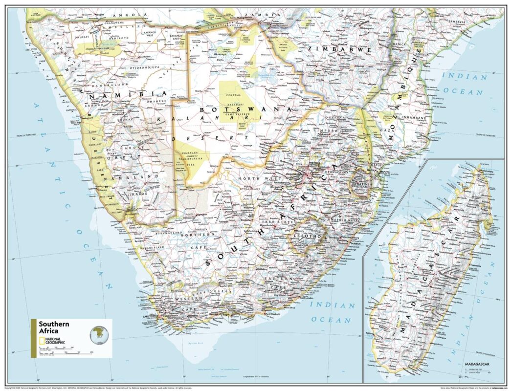 Southern Africa - Atlas of the World, 11th Edition by National ...