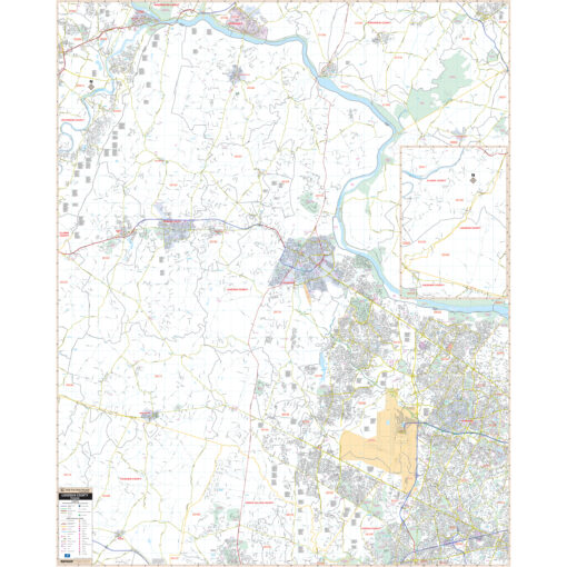 Loudoun County, VA Wall Map by Kappa