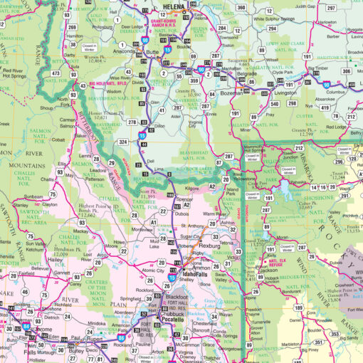 Northwest United States Regional Wall Map by Kappa - Image 2