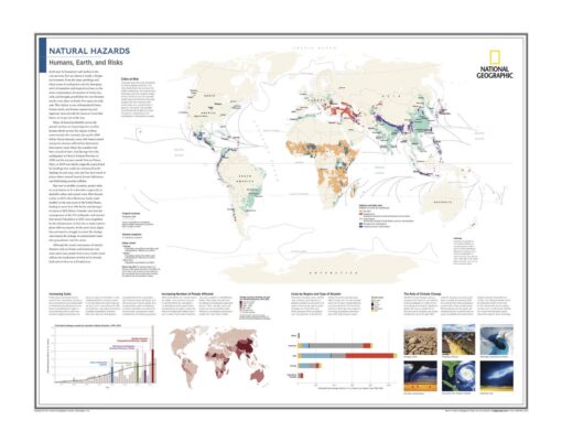 Natural Hazards: Humans, Earth, and Risks - Atlas of the World, 10th Edition by National Geographic