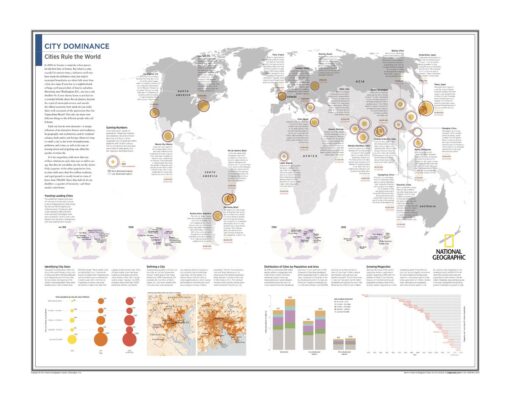 City Dominance: Cities Rule the World - Atlas of the World, 10th Edition by National Geographic