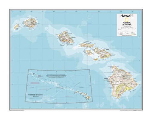 Hawai'i - Atlas of the World, 10th Edition by National Geographic