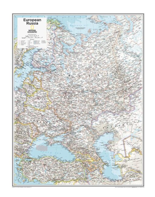 European Russia - Atlas of the World, 10th Edition by National Geographic