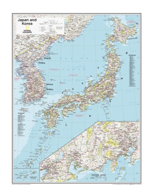 Japan and Korea - Atlas of the World, 10th Edition by National Geographic