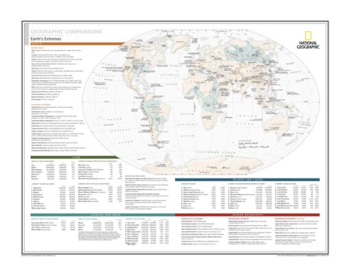 Geographic Comparisons: Earth's Extremes - Atlas of the World, 10th Edition by National Geographic